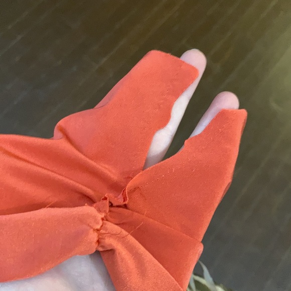 Cocktail dress. Orange - Picture 5 of 5